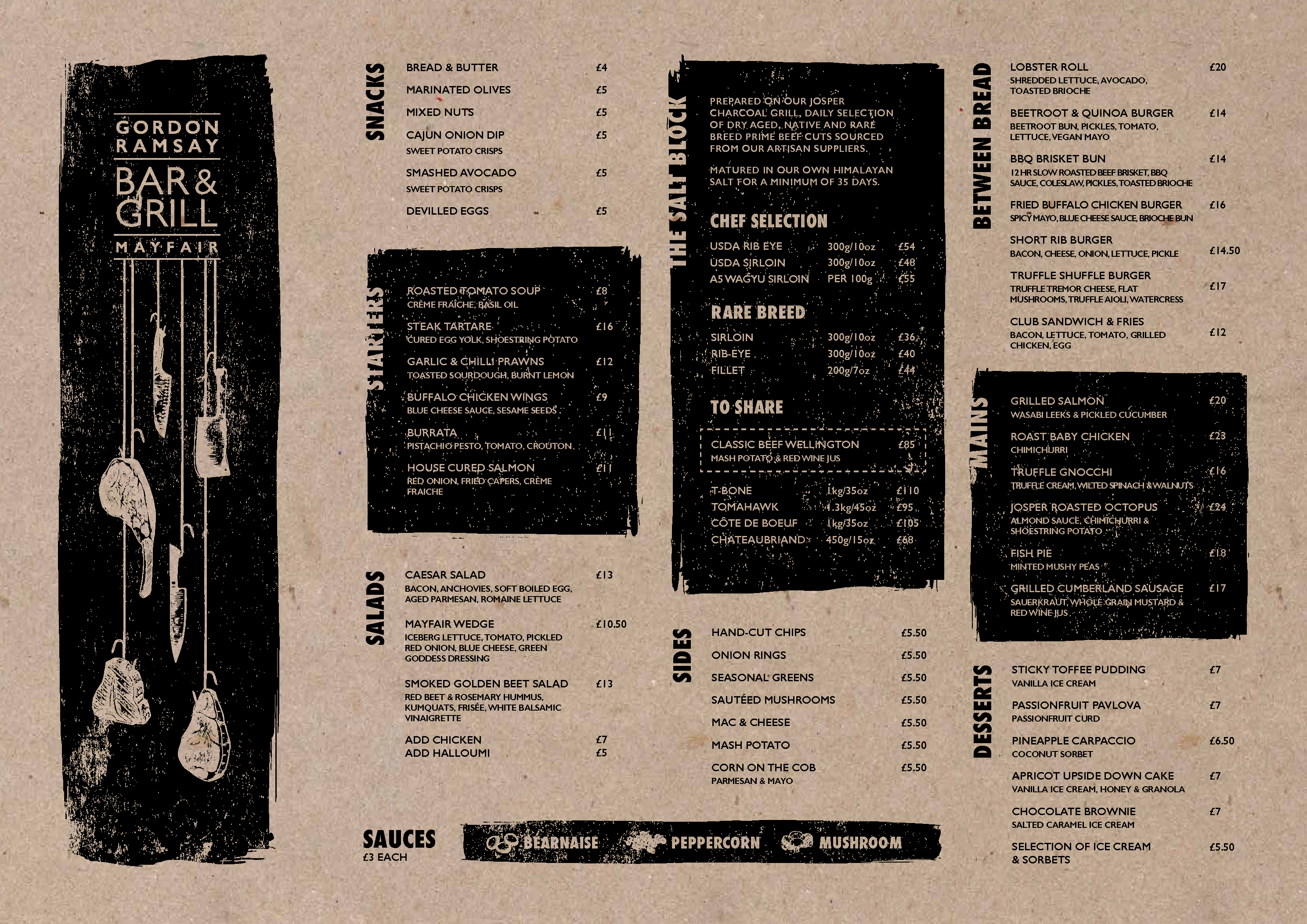 View our Menus - Gordon Ramsay Bar &amp; Grill | Gordon Ramsay Restaurants
