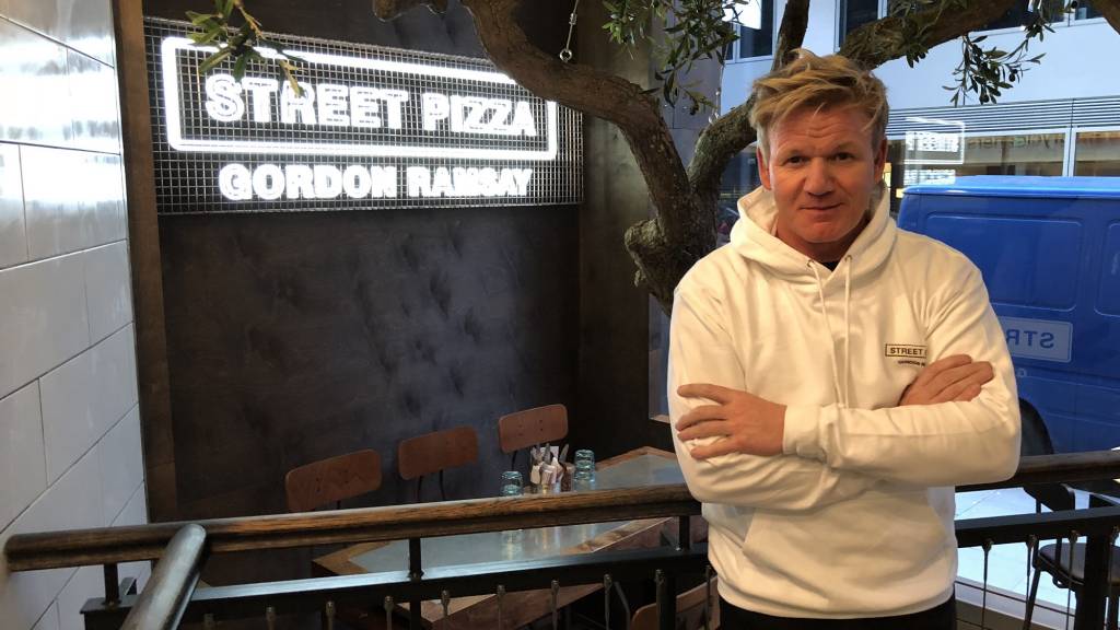 Gordon Ramsay Street Pizza Launch