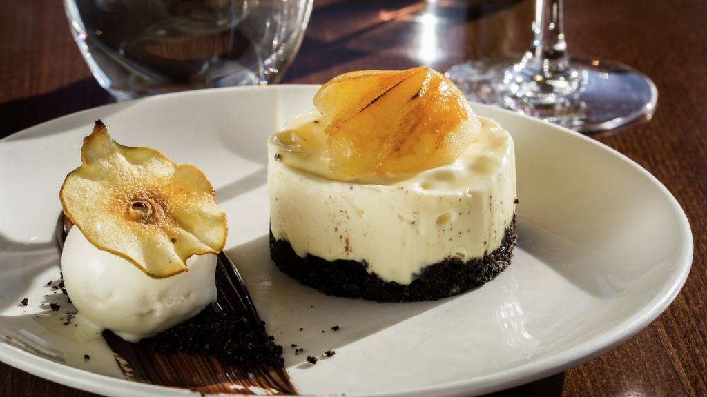 Gordon Ramsay Best Desserts : Espresso Panna Cotta Gordon Ramsay The Cook Book _ Pistachio rhubarb layer cake with sticky ginger toffee.
