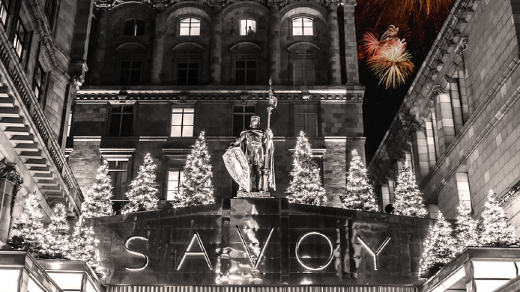 Savoy Grill NYE Fireworks Image