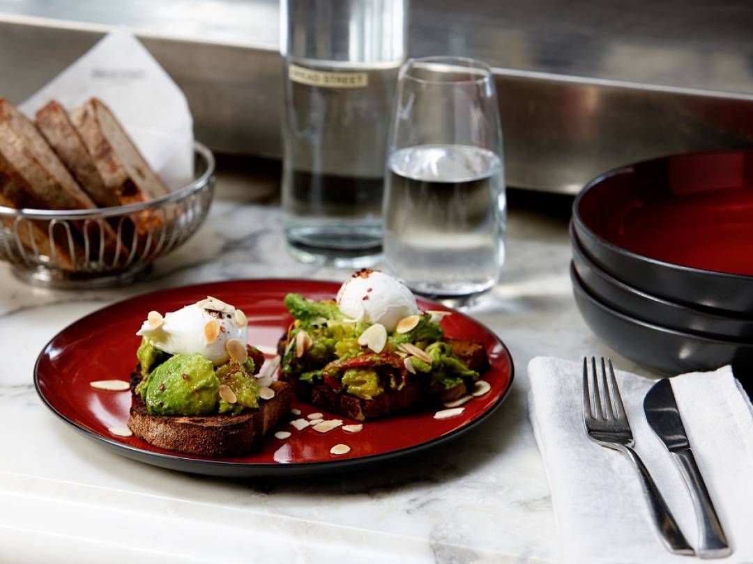 Avocado on Toast with Poached Eggs