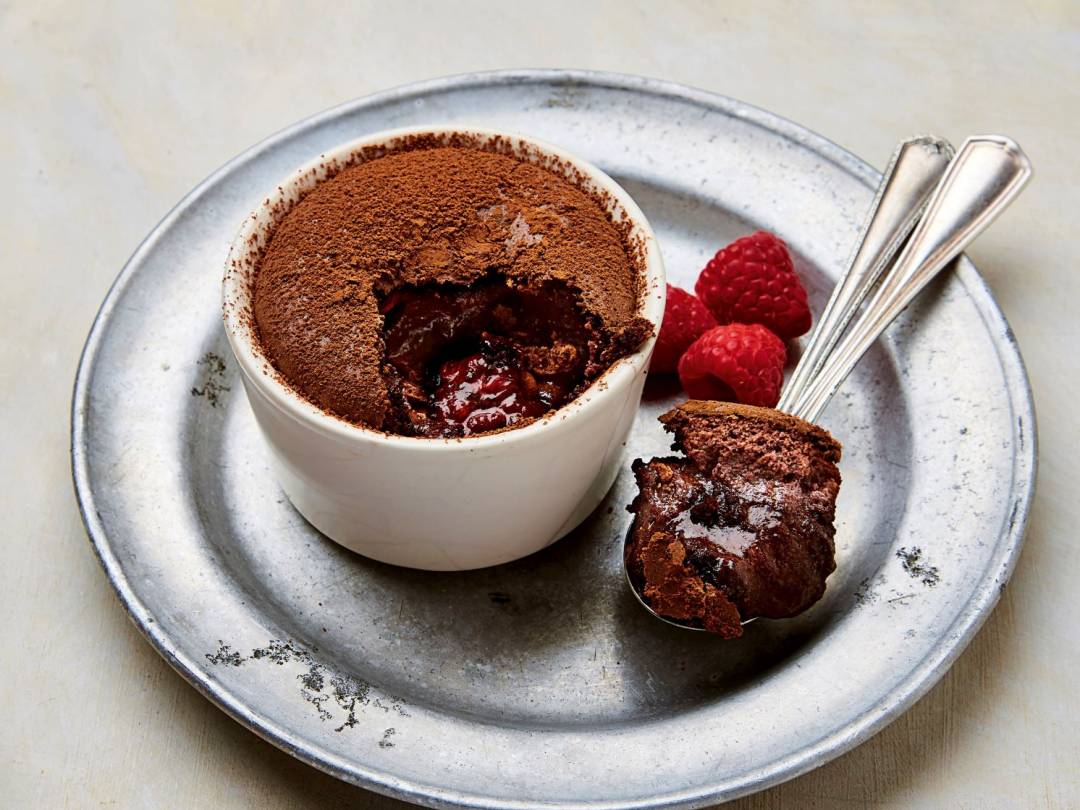 Flourless Chocolate and Raspberry Pots Recipe Chocolate Recipes