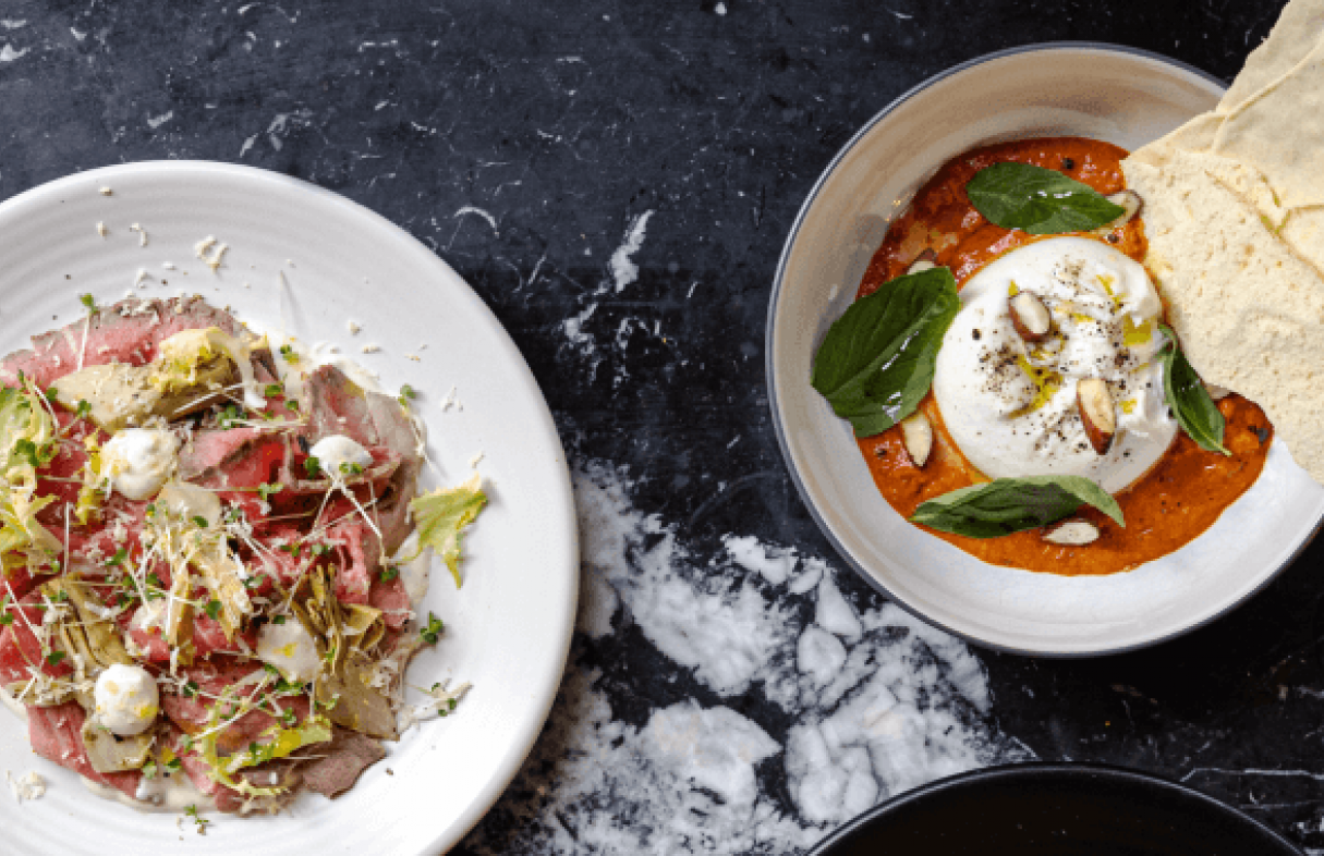 GRR BSK FEBRUARY 2023 FOOD STARTERS BEEF CARPACCIO TARTARE BURRATA3 hgeots.210624.tab