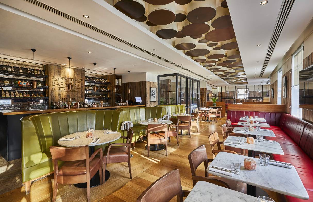 Decoratie rand ontvangen Gordon Ramsay Bar & Grill - Mayfair | Gordon Ramsay Restaurants