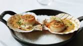 4 Baked Orkney scallops