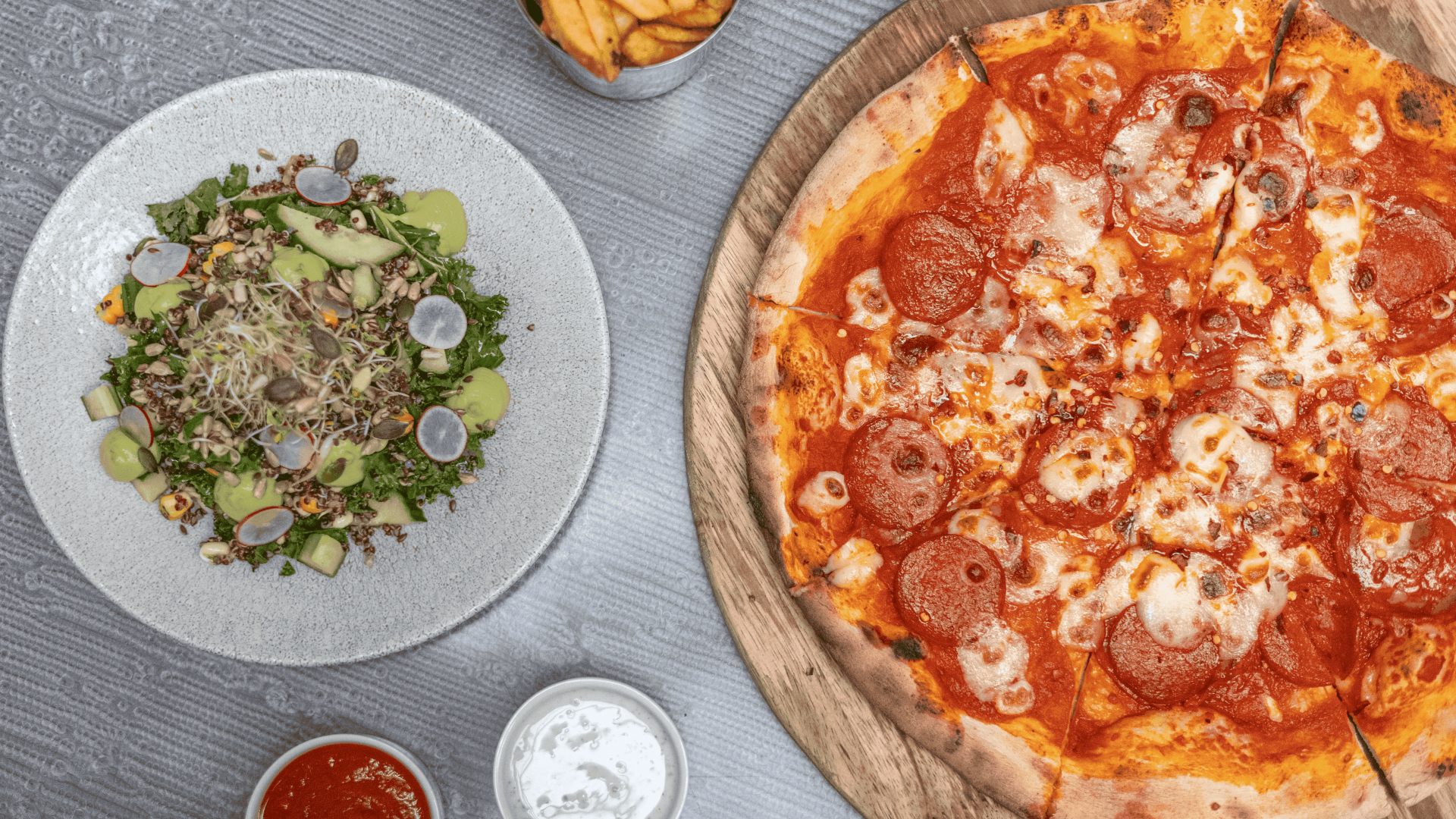 GRR YA OCTOBER 2022 FOOD PEPPERONI PIZZA SALAD alt6nx 1 1 1 1 1 1 1 1