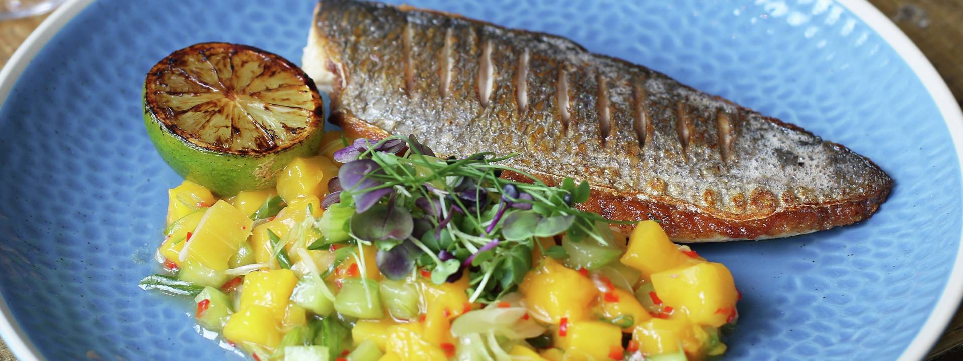 MG Roasted Seabream Mango and Cucumber