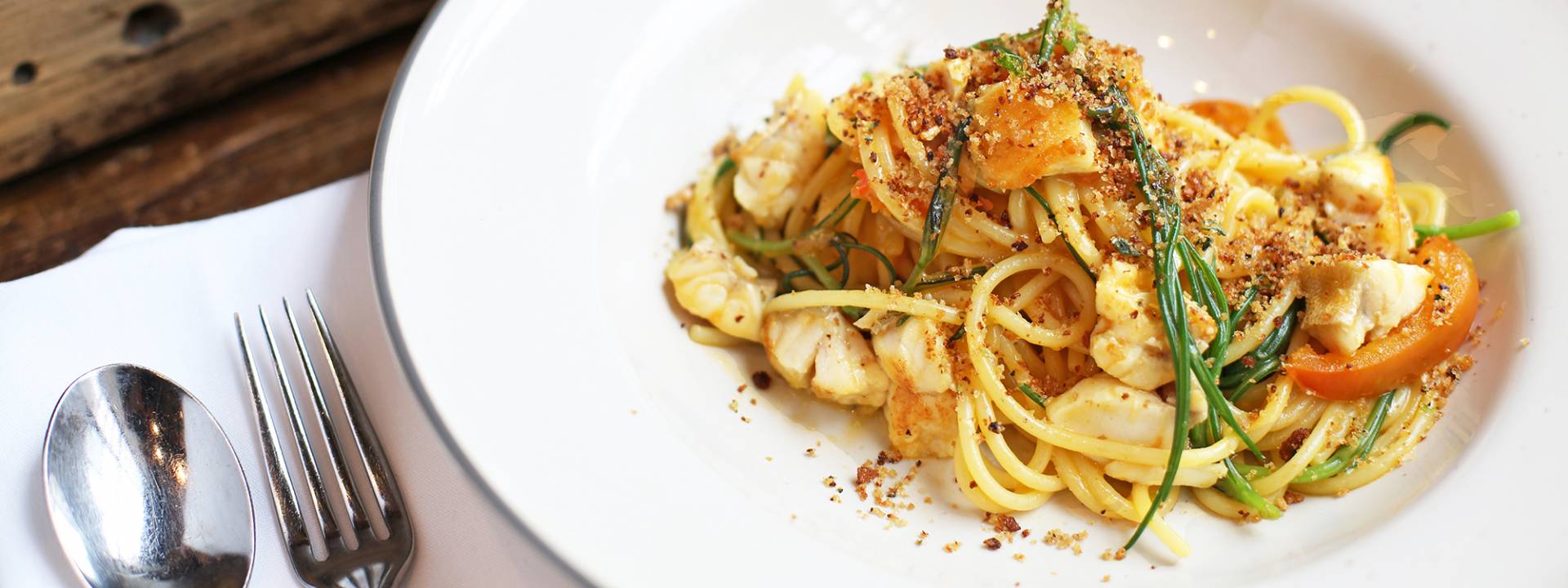 Gurnard Pasta Dish with Breadcrumbs 2000px