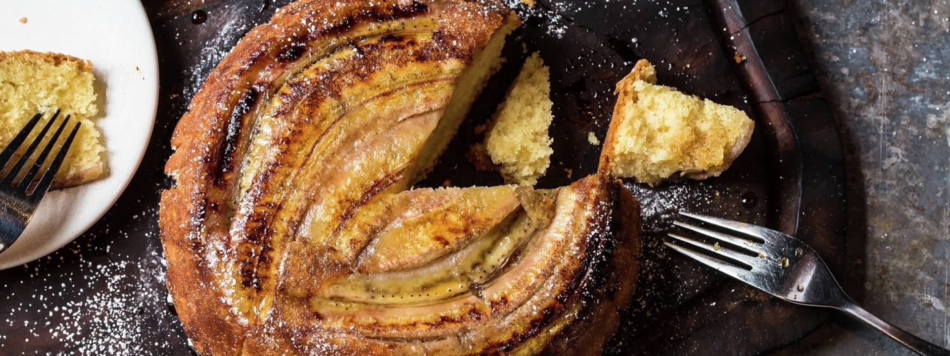 upside down banana cake recipe