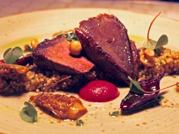 YA pan fried wood pigeon