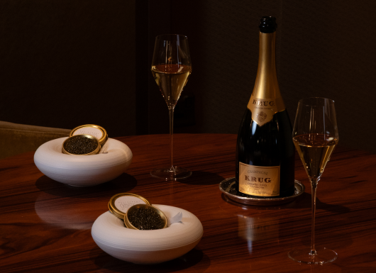GRR 1890 MARCH 2026 KRUG AND CAVIAR SHOOT IMAGERY STILL LANDSCAPE TABLESCAPE WHATSON