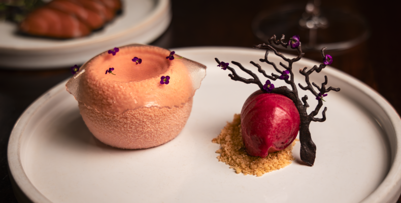 LC MAYFAIR FEBRUARY 2026 SAKURA SALMON DESSERT