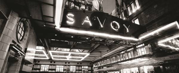 Savoy exterior sign