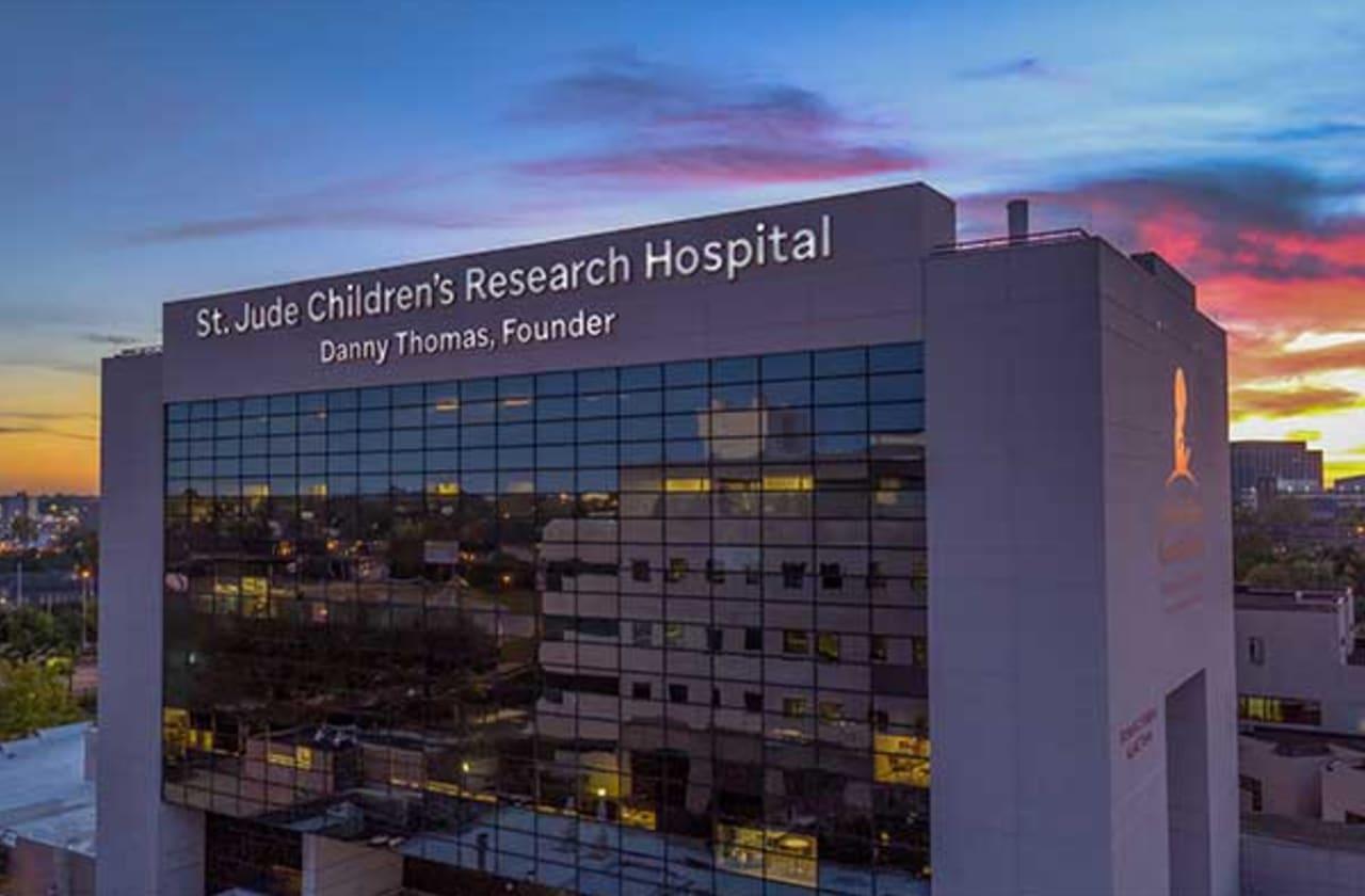St Jude Children's Research Hospital campus in Memphis, Tennessee